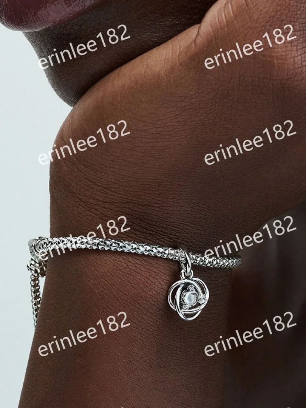 Pandora Clear Eternity Circle Dangle Charm